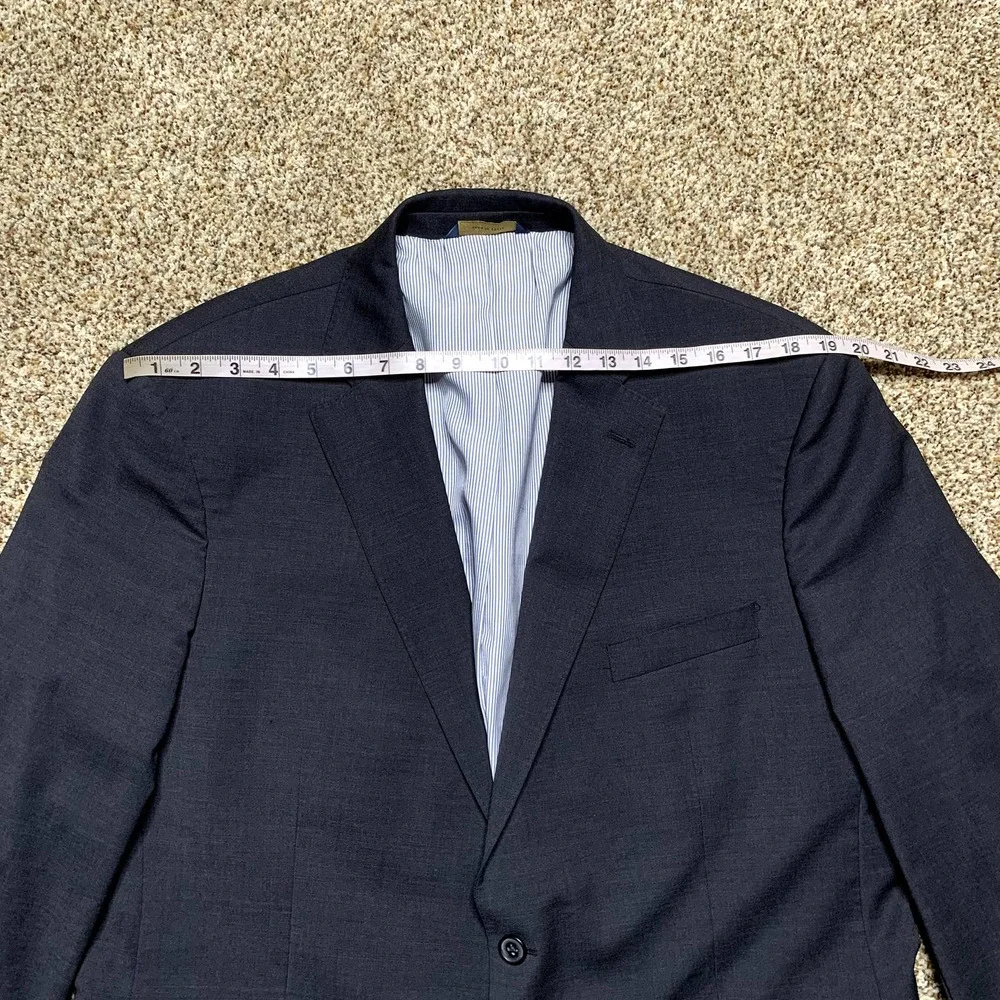 NWOT Brooks Brothers Explorer Mens Gray Long Sleeve Blazer Suit Madison Fit 46R - Picture 5 of 9
